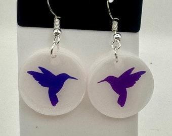 Humming Bird Dangle Earrings