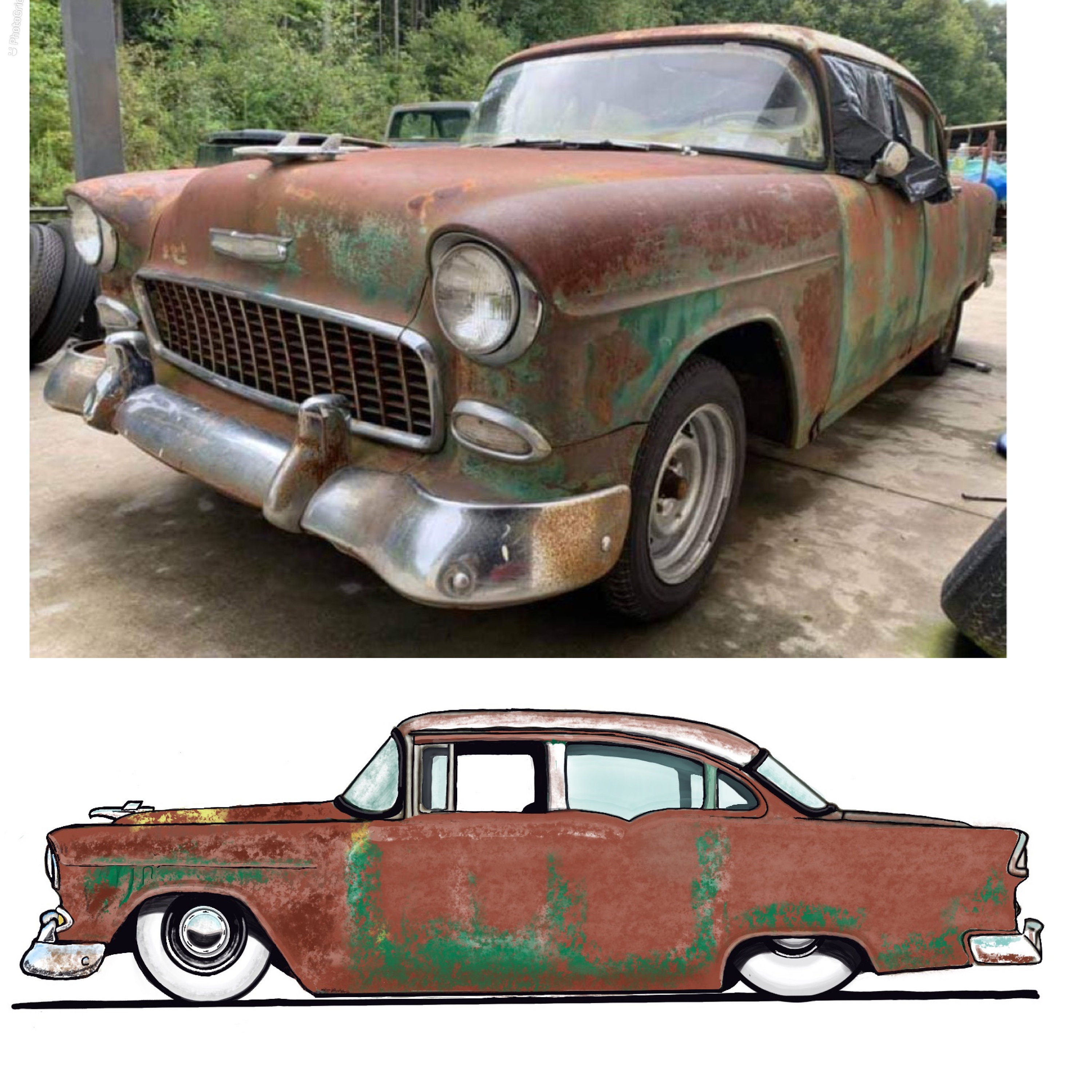 Classic Car Renderings - Etsy
