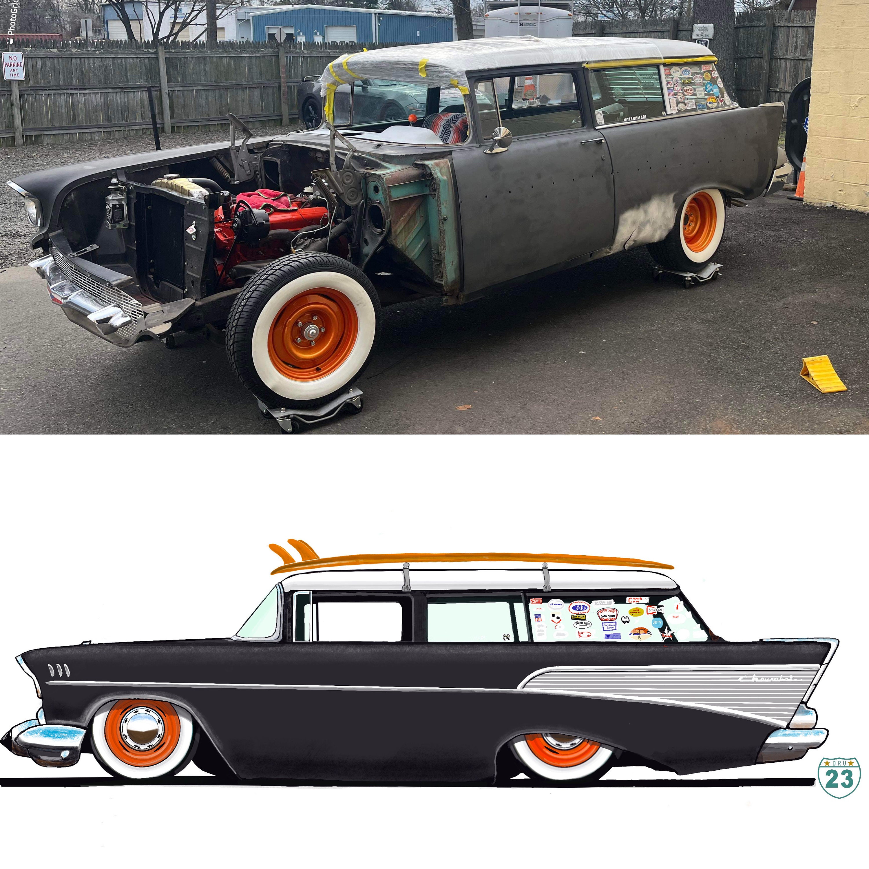 Classic Car Renderings - Etsy