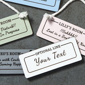 Personalized Wooden Sign: Custom Engraved Plaque, Hanging Door/Wall Handmade Small Sign