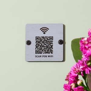 WiFi Password Engraved Sings