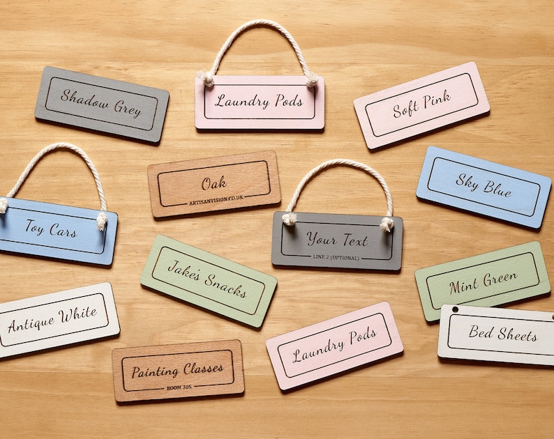 Wooden Labels