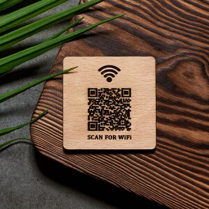 WiFi QR Code Signs