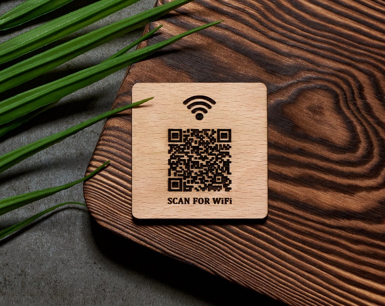 WiFi QR Code Signs