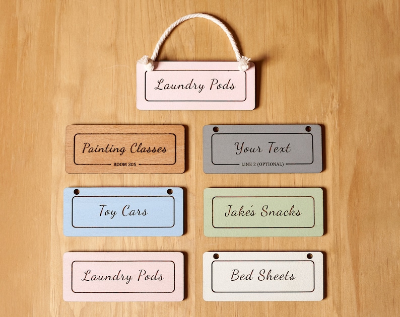 Any Text Custom Made Tags