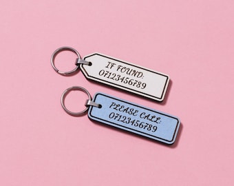 Si lo encuentra, por favor llame al llavero / Etiqueta de identificación de llave perdida / Si lo encuentra, por favor contacte con la cadena de llaveros / Etiqueta de equipaje / Etiqueta de seguridad perdida / Llámame llavero