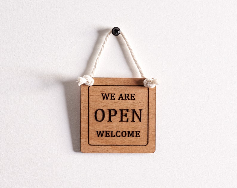 Personalised wooden sign