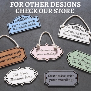 Multiple sign designs