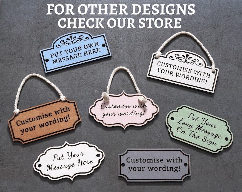 Multiple sign designs