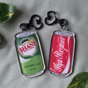 Heated Rivalry Soda Charm - Ilya Rozanov and Shane Hollander