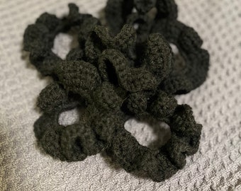 Black Scrunchies