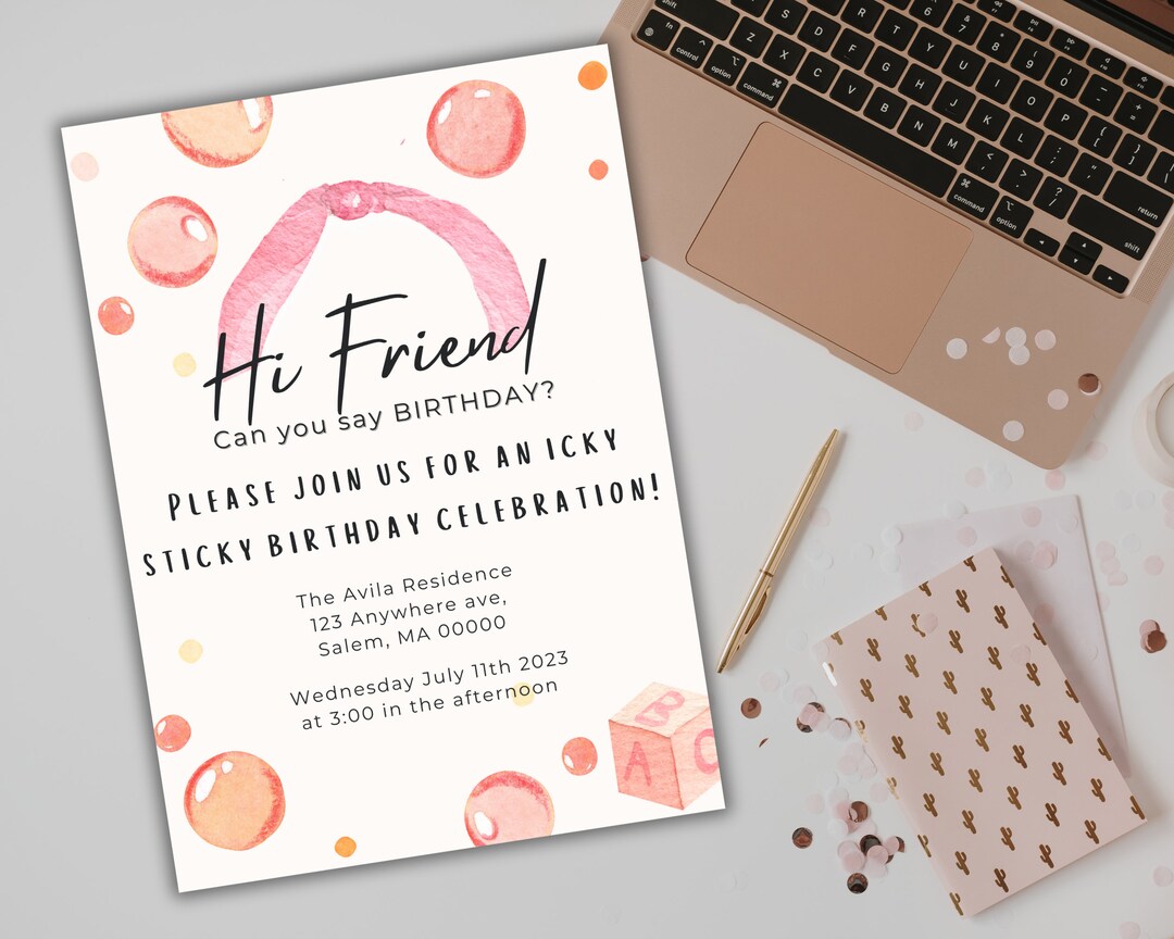 Ms. Rachel Birthday Invitation Toddlers Miss Rachel Birthday - Etsy