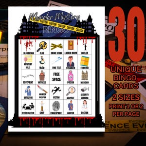 Mystery Theme Bingo Game, Detective Spy Birthday Game, Spy Activities, Kids Detective Birthday Party, Printable Detective Bingo, Detective