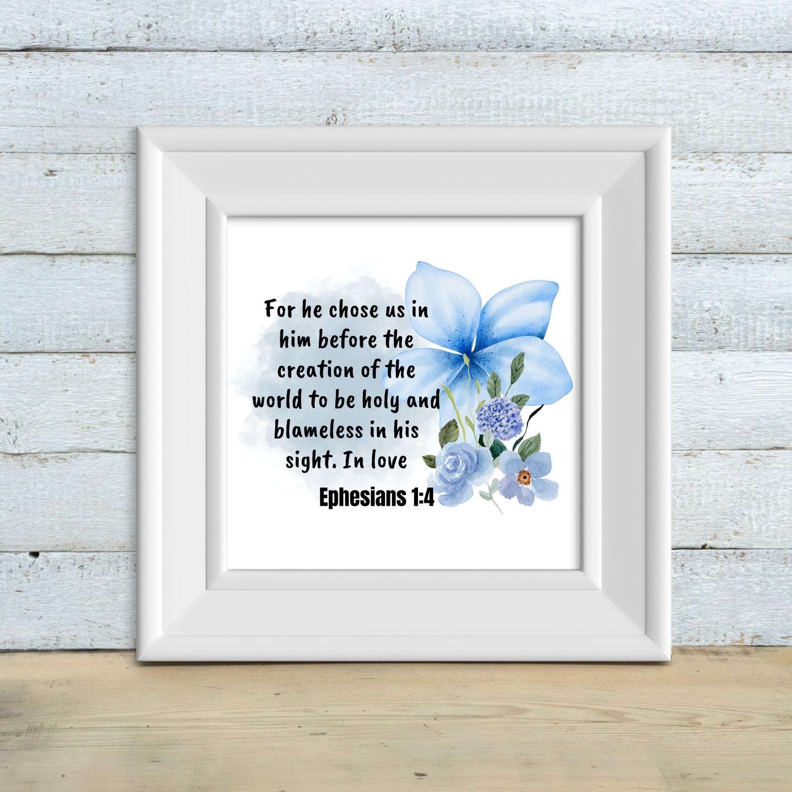 2026 Calendar, Printable PNG PDF Bible Verse, Monthly Calendar, 2026