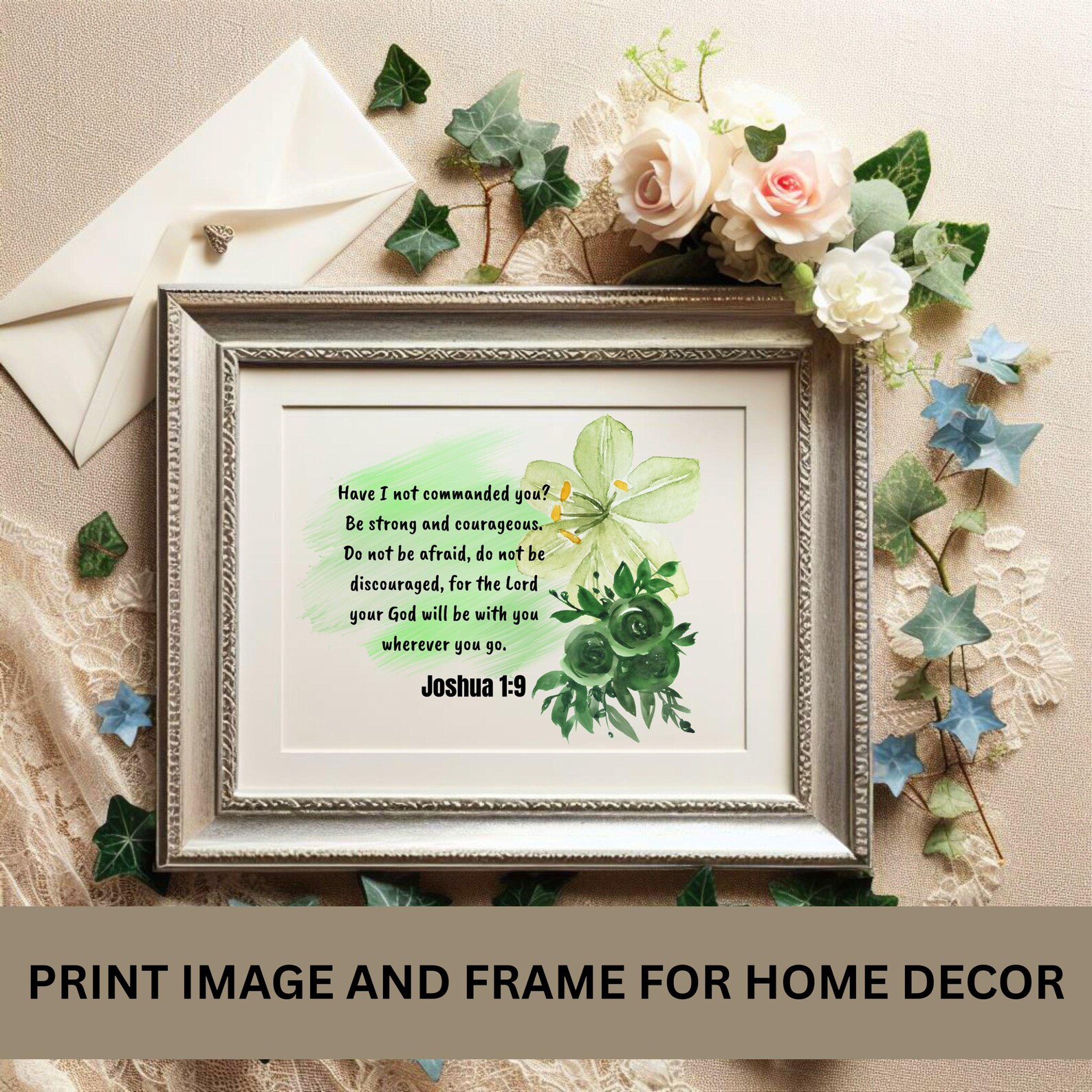 2026 Calendar, Printable PNG PDF Bible Verse, Monthly Calendar, 2026