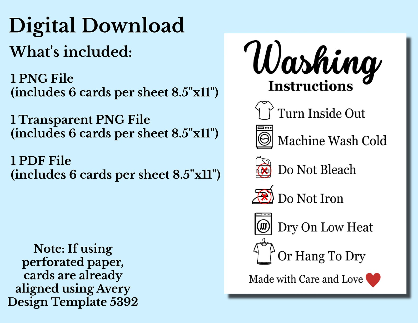 Washing Instructions Care, Clothing Care Instructions, Tshirt Care ...