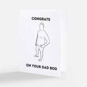 Gefeliciteerd met je vader Bod-kaart