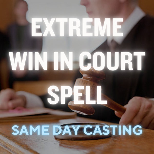 WIN COURT CASE spell, Win Legal Case, Justice Spell, Win Lawsuits, Avoid Jail or Prison, Make Judge In Your Favor, Win Divorce Child Custody