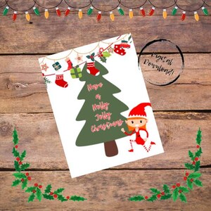 Christmas Card, Blank Card, Greeting Card, Holiday Card
