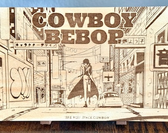 Cowboy Bebop Anime Laser Cutting Pattern | SVG & Lightburn Digital Files