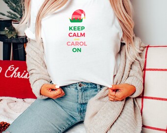Cute Christmas T-Shirt | Spread Joy and Laughter this Holiday Season | Carol On | Christmas 2023