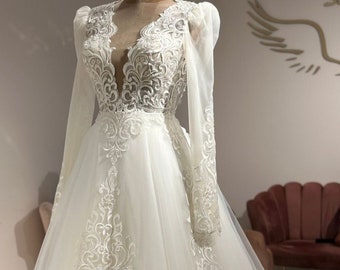 Handmade Ballgown Wedding Dress