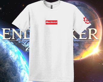 T-shirt de machiniste | T-shirt FFXIV | Final Fantasy 14 | L'HME | Chemise pour gamer | T-shirt graphique unisexe