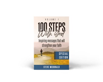 100 Steps With God (SE): Inspiring messages to strengthen your faith (Ebook) | Workbook | Self Help Books | Christian Gifts | Inspirational