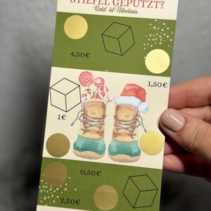 Stiefel Geputzt? Bald ist Nikolaus A6 1er Karte