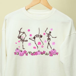 Pink Dancing Skeletons- PNG digital file