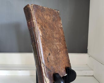 Outlines of Geography and History Intended for the Use of Schools by Miss Kennedy (1799!) (Very loose front board)