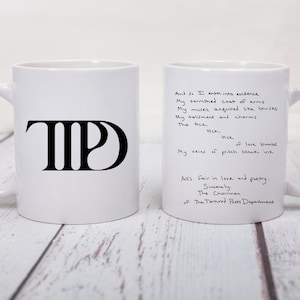 The Tortured Poets Department mug , Taylor Mug, Trendy Mug cup, Coffee lover, Tea lover, TTPD merch, Album mug image 2