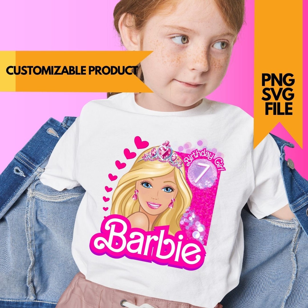 Birthday Girl Shirt Birthday Party Tshirt Barbi Birthday - Etsy UK