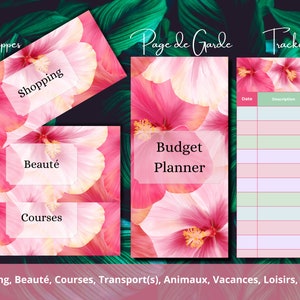 Pack débutant enveloppes budget A6 - Floral (digital) – Budget Diary