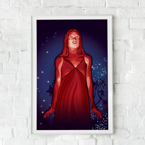 CARRIE | Original Art Poster, Wall Art, Movie Decor, Print, Horror Film, Movie Poster