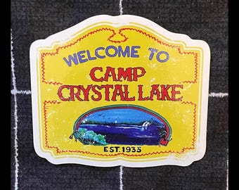 Freitag der 13te - CAMP CRYSTAL LAKE - Die Cut Aufkleber