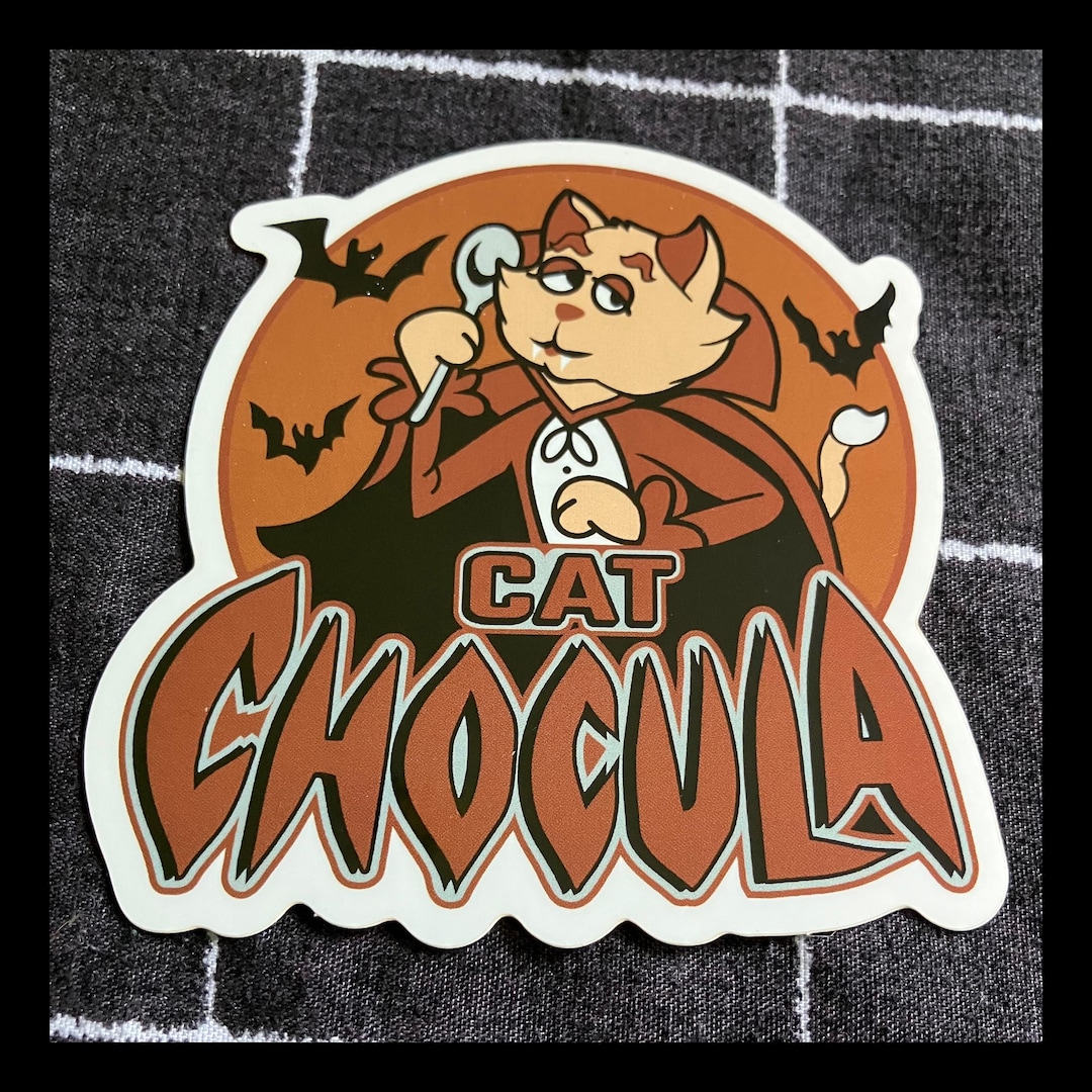 Cat Chocula - Die Cut Sticker - Etsy