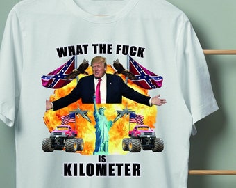Meme T-Shirt-What the F*ck is Kilometer Meme T-Shirt - Funny Unisex Tee - Perfect Gift for Jokesters