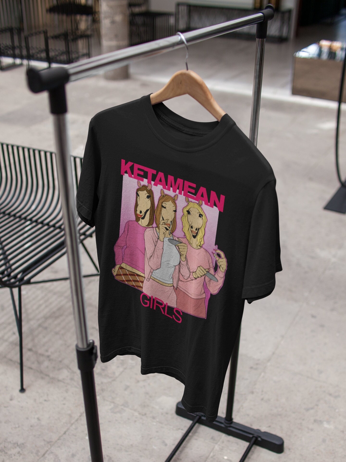 Ketamean Girls Tshirt,Mean Girl tee,Funny ketamine tshirt,Meme tee,Funny gift merch,odd meme humor,trendy tiktok tshirt,ketamine girls