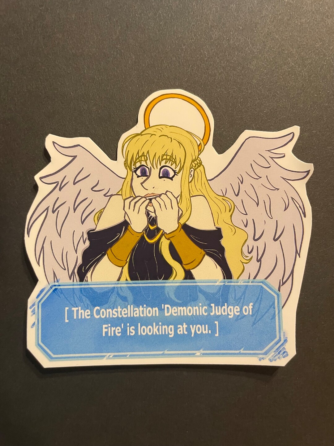 Demonic Judge of Fire Sticker - Etsy