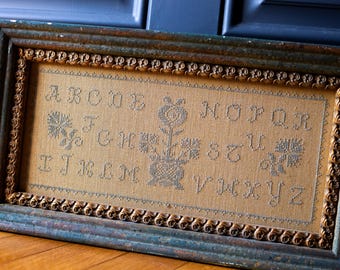Eleanore Jaegler Quaker Style Sampler di Willow Hill Samplings - Download PDF