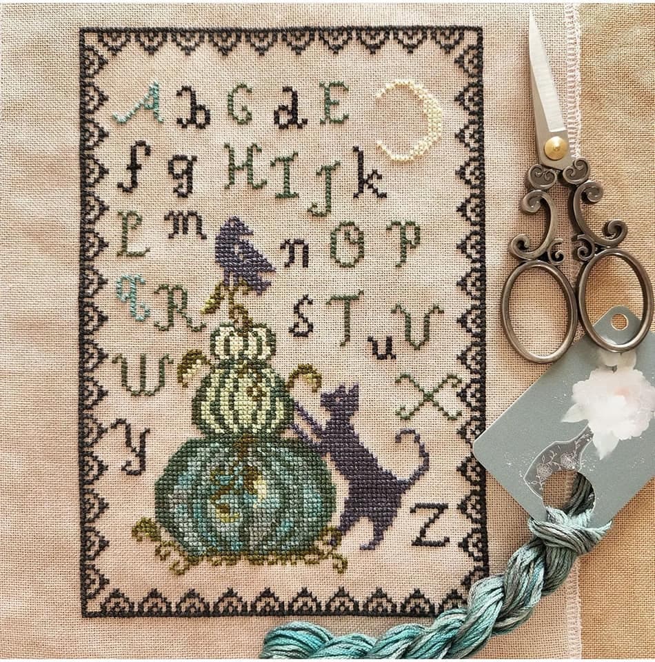 Autumn Alphabet by Willow Hill Samplings- PDF Digital Download