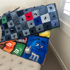Denim blanket