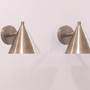 Brass Wall Sconce | Antique Wall Light Fixture | Classic Candle Style Sconce | Victorian Home Lighting