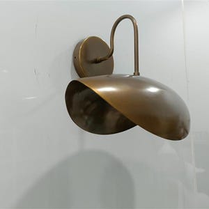 Mid Century inspired Designs Mid Century Brass Wall Lamps