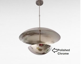 Semi Flush mount Ceiling Fixture Stilnova Design Light Mid Century Modern Sputnik chandelier light Fixture 24 inch