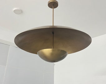 Big Dome Pendant Light – Large Ceiling Light Fixture for Kitchen Island, Dining Room, Modern Farmhouse Lighting