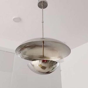 Lampadario a soffitto semi-incassato Stilnova Design Light Mid Century Modern Sputnik lampadario 24 pollici