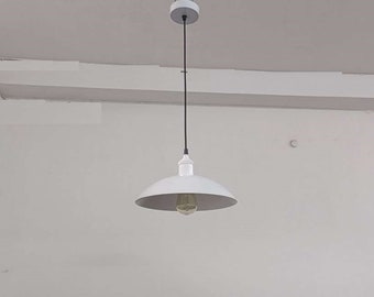 Beautiful 1 Shade White Hanging Light Pendant Designer Long Ceiling Light Fixture ,Kitchen and Dinning Light Stilnova Design