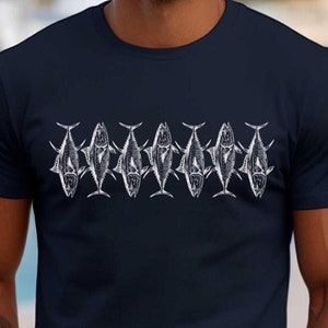vintage fish t-shirt, retro fisher shirt, fishing shirt for husband, tuna t-shirt, fishing tattoo shirt, fish aesthetic tee, fisherman gift